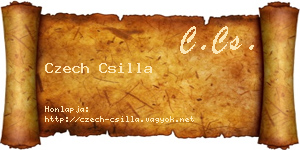 Czech Csilla névjegykártya